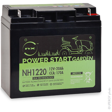 NX - Batterie tondeuse NH1220 / NH1218 12V 20Ah - MOT8608 ; NH1218 ; NH1220 ; F1