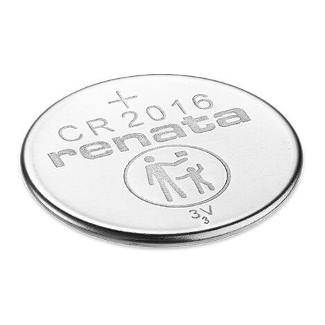 Pile bouton lithium Renata - CR2016 - 3V - 90 mAh - PBL7360