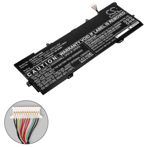 NX - Batterie ordinateur portable compatible HP Spectre X360 11.55V 7150mAh - 92 (1/4)