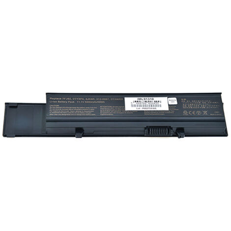 NX - Batterie ordinateur portable compatible Dell 11.1V 5200mAh - 312-0998312-3 (1/4)