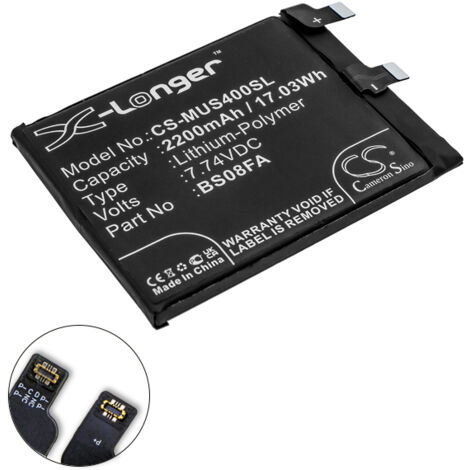 NX - Batterie téléphone, smartphone, GSM pour Xiaomi 7.74V 2200mAh - BS08FA (1/4)