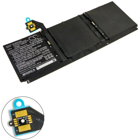 NX - Batterie tablette compatible Microsoft 7.58V 6000mAh - G3HTA058HG3HTA057H (1/4)
