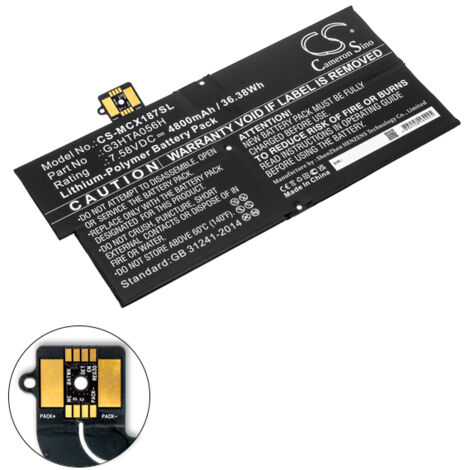 NX - Batterie tablette compatible Microsoft 7.58V 4800mAh - G3HTA056H (1/4)