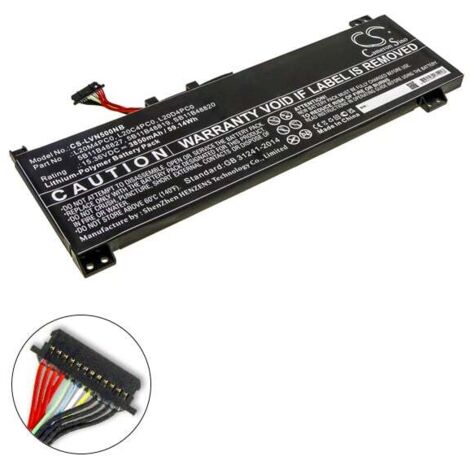 NX - Batterie ordinateur portable compatible Lenovo 15.36V 3850mAh - 5B11B48827 (1/4)