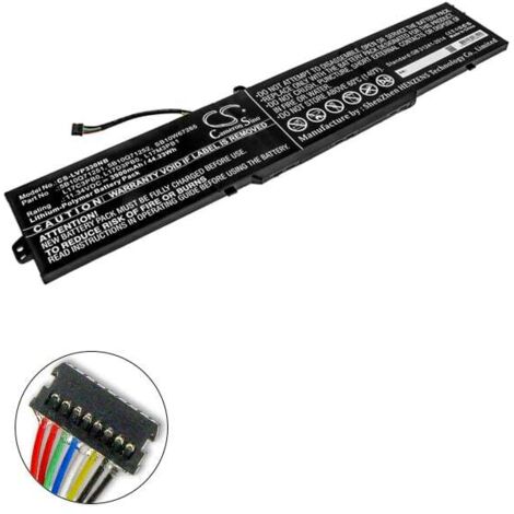 NX - Batterie ordinateur portable compatible Lenovo 11.34V 3900mAh - 5B10Q71254 (1/4)