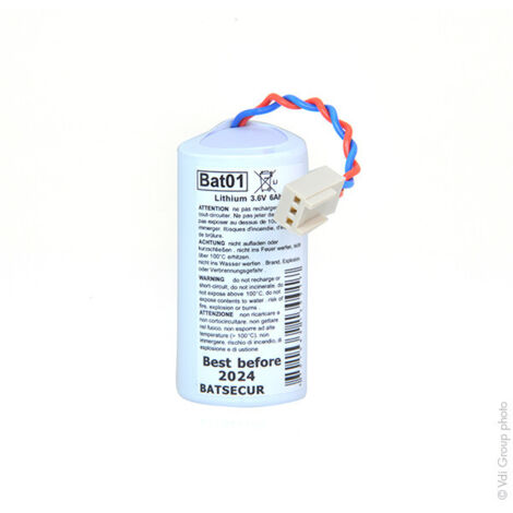 Batsecur - Pile alarme BATSECUR BAT01 3.6V 6Ah (1/2)