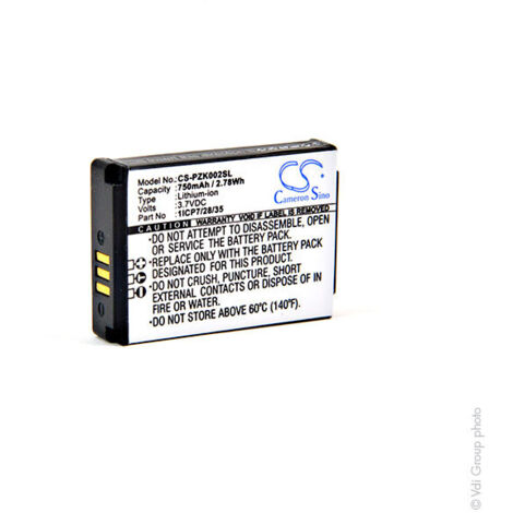 NX - Batterie casque audio 3.7V 750mAh - 1ICP7/28/35 (1/5)
