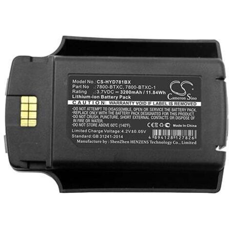 NX - Batterie lecteur codes barres 3.7V 3200mAh - 7600-BTEC7800-BTXC7600-BTXC- (1/3)