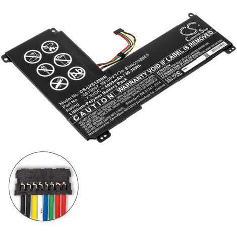NX - Batterie ordinateur portable compatible Lenovo 7.5V 4050mAh - 08130075B10P (1/4)