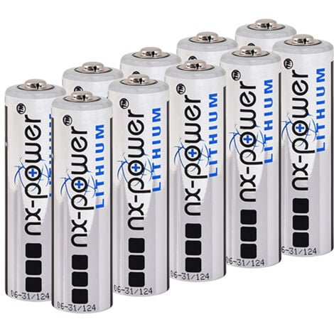 Pile lithium industrie L91 AA NX boite de 10 1.5V 2800mAh