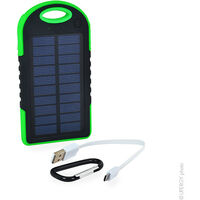 Velleman - Batterie externe universelle Solaire 5V 5000mAh