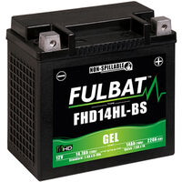 Fulbat - Batterie moto Gel FHD14HL-BS / ETX14L 12V 14Ah
