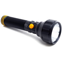 NX – Lampe torche LED CREE 300 lumens rechargeable – Alimentation autonome – Pour chantiers humides et terrains accidentés – Éclairage puissant