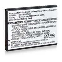 NX - Batterie téléphone, smartphone, GSM pour Samsung 3.7V 1900mAh - EB494865VO