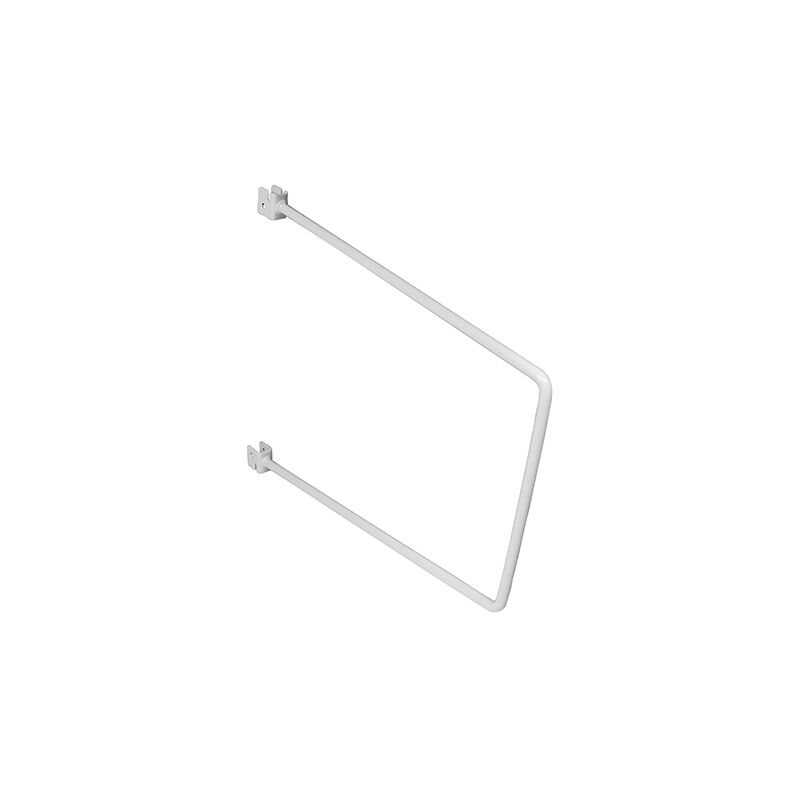 TIMCO Twin Slot Flexible Bookend White - 200mm