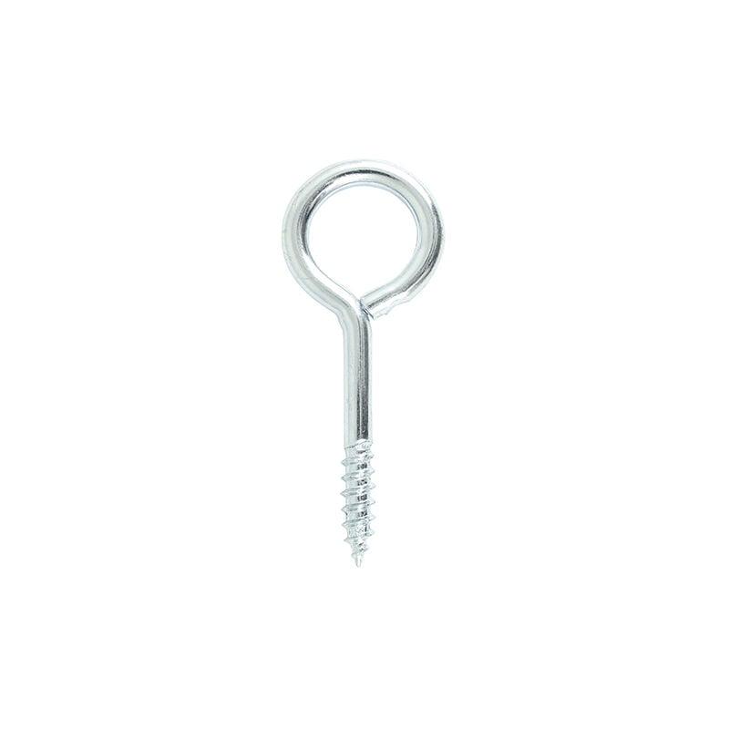 TIMCO Screw Eyes Silver - 40mm