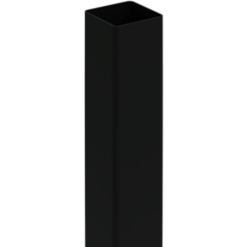 Durapost 76mm Steel Gate Corner Post 2400mm Black 1 Pack