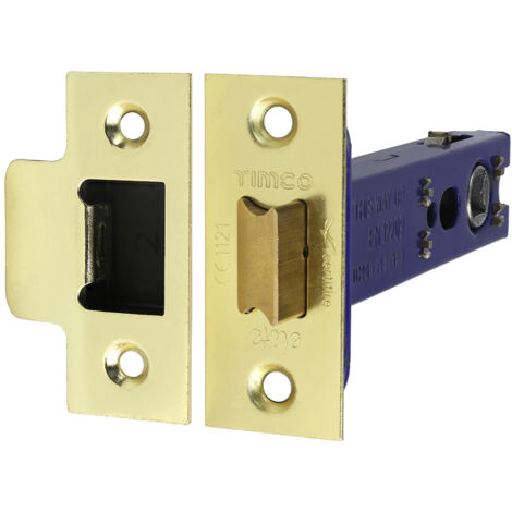 TIMCO Architectural Tubular Latch Electro Brass & Satin Nickel - 103mm