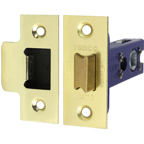 TIMCO Architectural Tubular Latch Electro Brass & Satin Nickel - 78mm