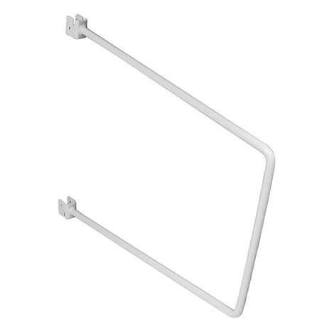TIMCO Twin Slot Flexible Bookend White - 200mm