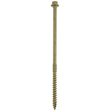 TIMCO Timber Screws Hex Flange Head Exterior Green - 6.7 x 150