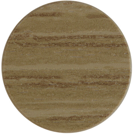 TIMCO Self-Adhesive Screw Cover Caps Odessa Oak - 13mm (1/2)