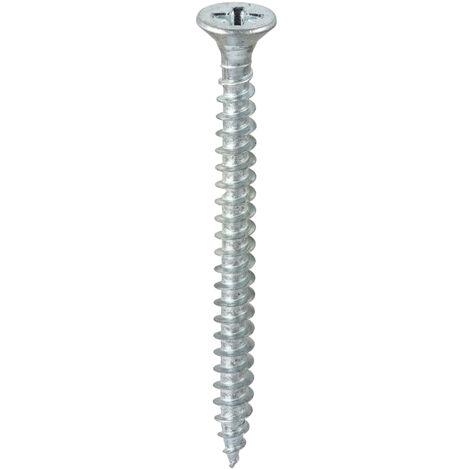 TIMCO Solo Countersunk Silver Woodscrews - 6.0 x 70