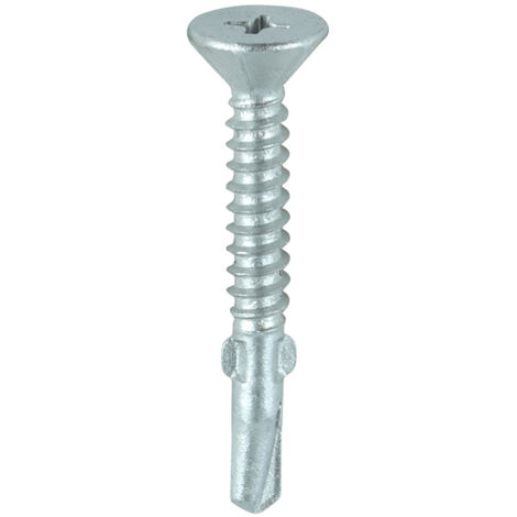 TIMCO Self-Drilling Wing-Tip Steel to Timber Light Section Exterior Silver Screws  - 4.8 x 38 (1/3)