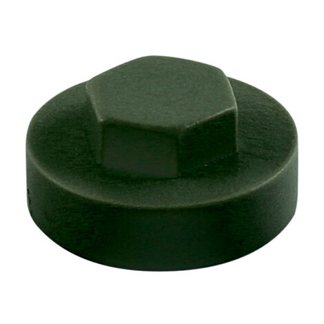 TIMCO Hex Head Cover Caps Juniper Green - 16mm