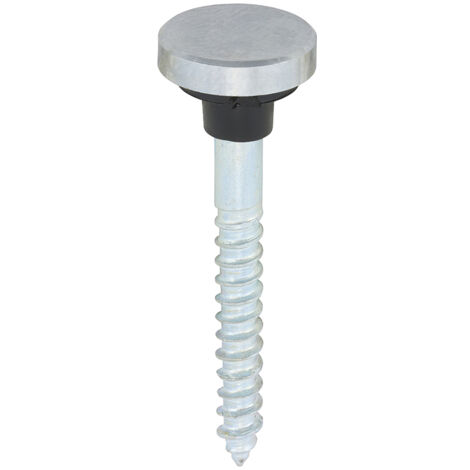 TIMCO Mirror Screws Flat Head Chrome - 8 x 1 1/2