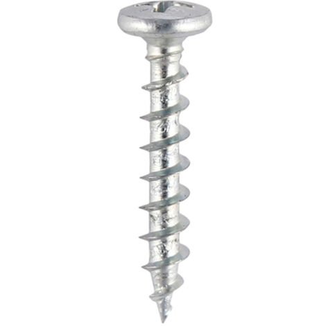 TIMCO Window Fabrication Screws Friction Stay Shallow Pan Countersunk PH Single Thread Gimlet Point Zinc - 4.3 x 20