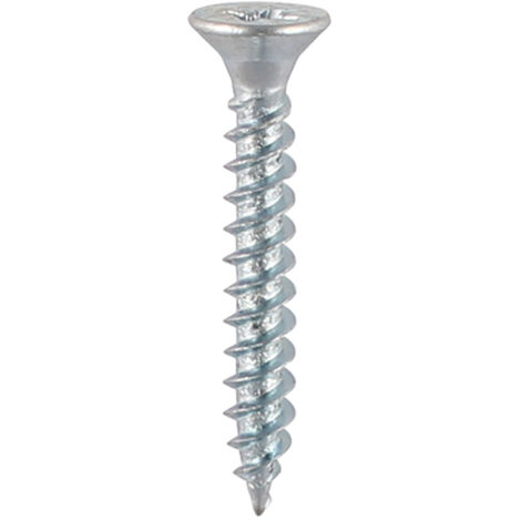 TIMCO Twin-Threaded Countersunk Silver Woodscrews - 8 x 11/4