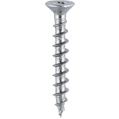 TIMCO Window Fabrication Screws Countersunk with Ribs PH Single Thread Gimlet Point Zinc - 4.3 x 45
