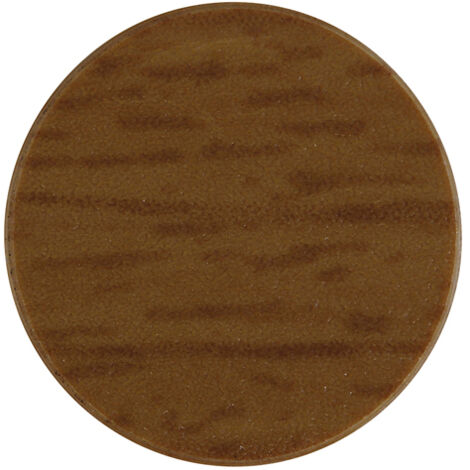 TIMCO Self-Adhesive Screw Cover Caps Natural Walnut - 13mm (1/2)