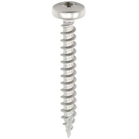 Timco 5.0 x 50mm Classic Stainless Steel Pan Head Wood Screws Qty 200