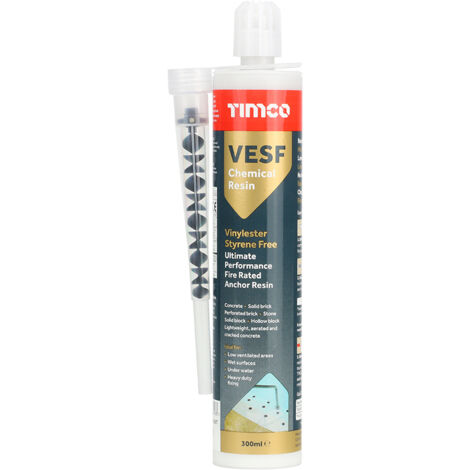 TIMCO Vinylester Styrene Free Chemical Anchor Resins - 300ml