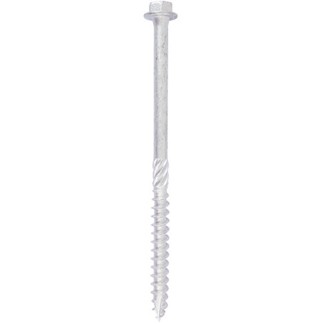 TIMCO Heavy Duty Timber Screws Hex Flange Head Exterior Silver - 8.0 x 120