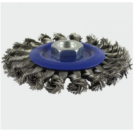 TIMCO Angle Grinder Wheel Brush Twisted Knot Stainless Steel - 115mm (1/2)