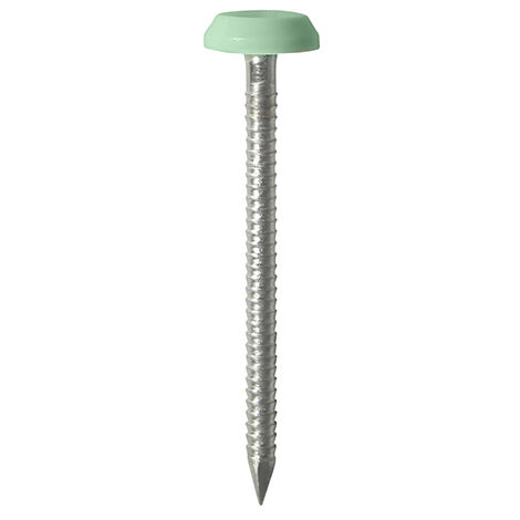 TIMCO Polymer Headed Nails A4 Stainless Steel Chartwell Green - 65mm
