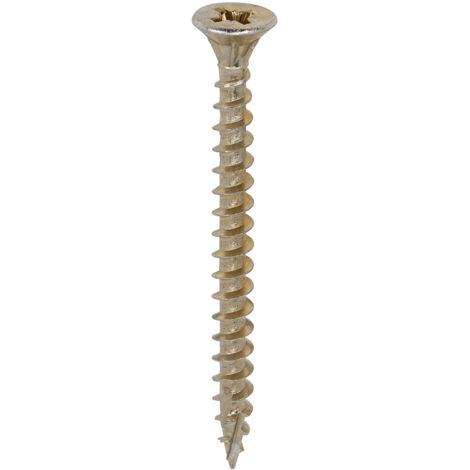 TIMCO C2 Strong-Fix Multi-Purpose Premium Countersunk Gold Woodscrews - 6.0 x 70