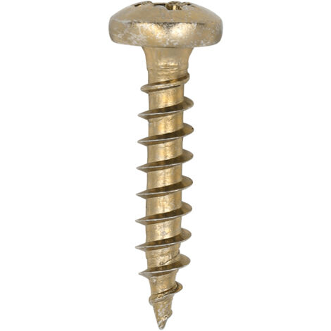 TIMCO Classic Multi-Purpose Pan Head Gold Woodscrews - 4.0 x 20