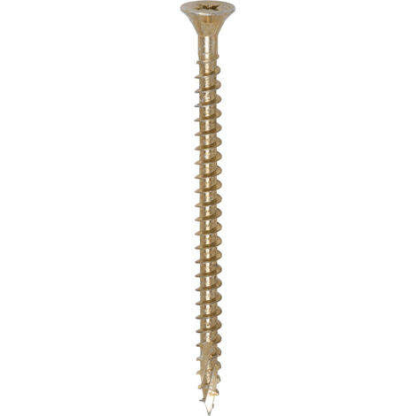 TIMCO C2 Strong-Fix Multi-Purpose Premium Countersunk Gold Woodscrews - 5.0 x 75