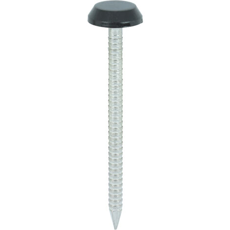 TIMCO Polymer Headed Nails A4 Stainless Steel Black - 50mm