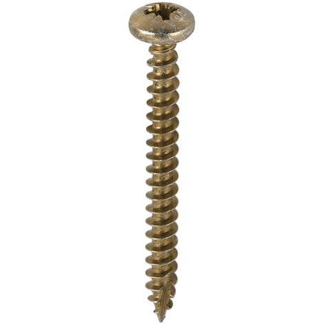 TIMCO Classic Multi-Purpose Pan Head Gold Woodscrews - 5.0 x 50