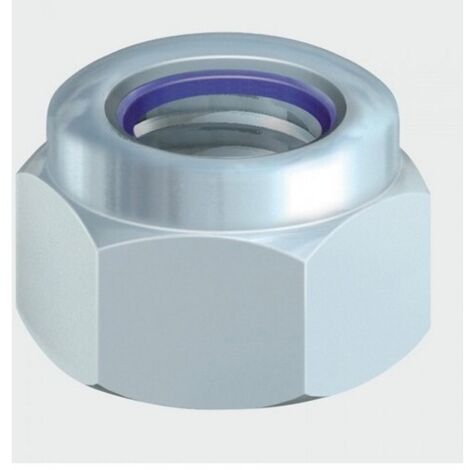 TIMCO Nylon Insert Nuts Type P DIN982 Silver - M12 (1/2)