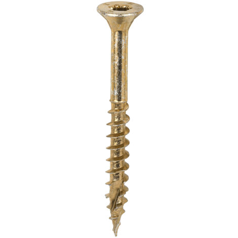 TIMCO C2 Clamp-Fix Multi-Purpose Premium Countersunk Gold Woodscrews - 5.0 x 50