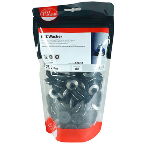 TIMCO BAZ Washers Stainless Steel - 25mm (1/2)