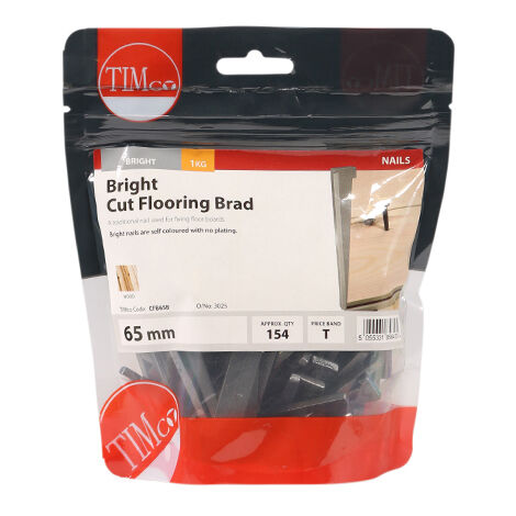 TIMCO Cut Flooring Brads Bright - 65mm