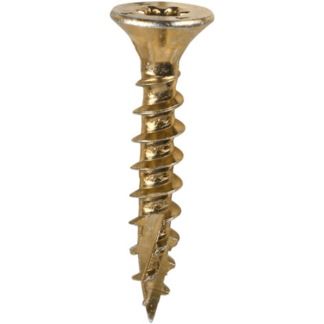 TIMCO C2 Clamp-Fix Multi-Purpose Premium Countersunk Gold Woodscrews - 5.0 x 30 (1/3)