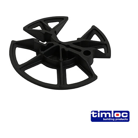 TIMCO Insulation Retaining Discs Black - 65mm Dia